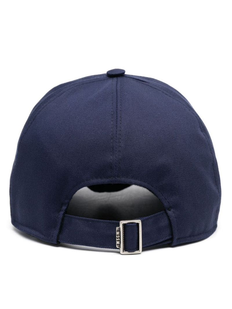 MSGM logo-embroidered cotton cap outlook