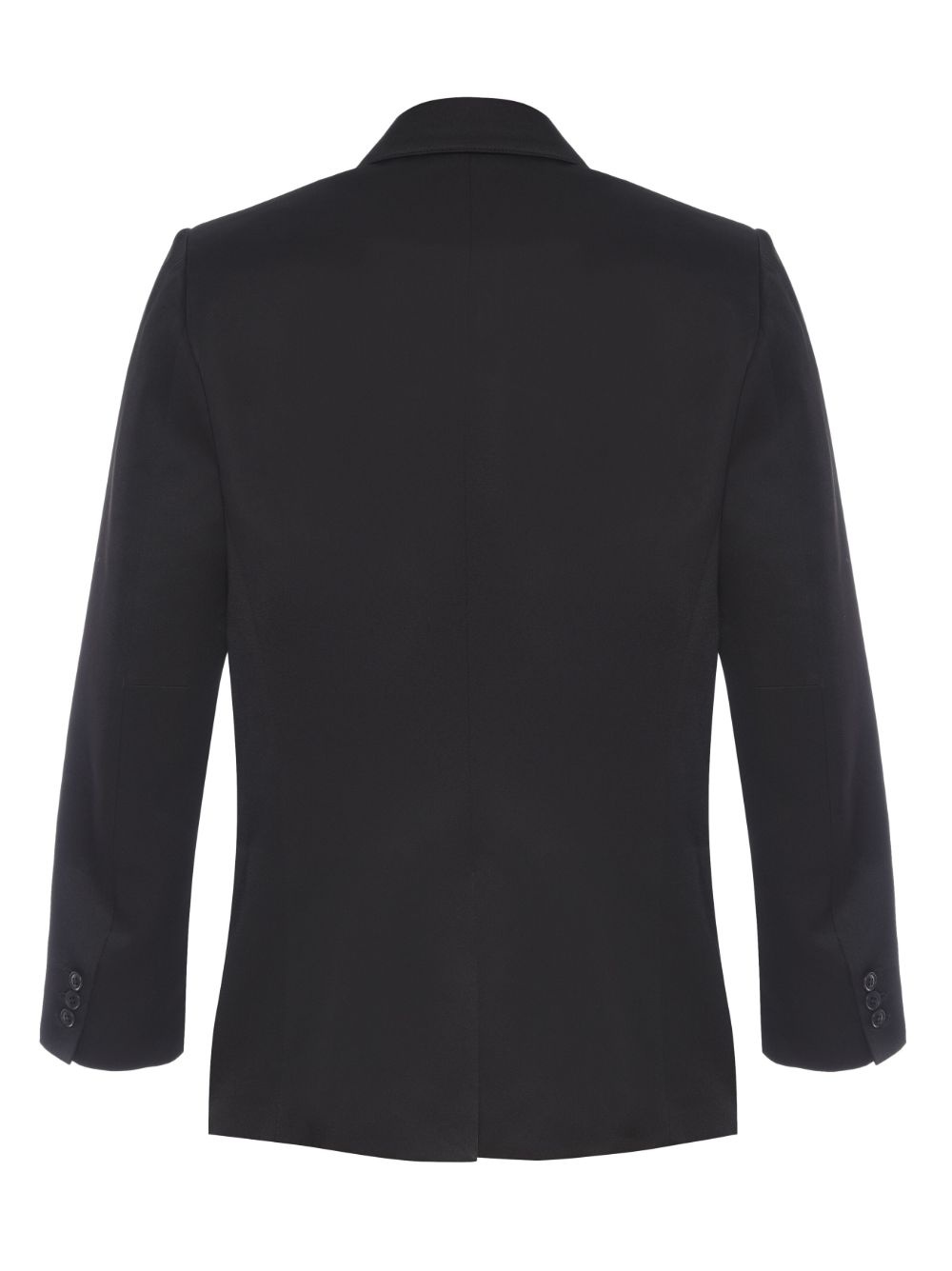 single-breasted long-sleeved blazer - 4