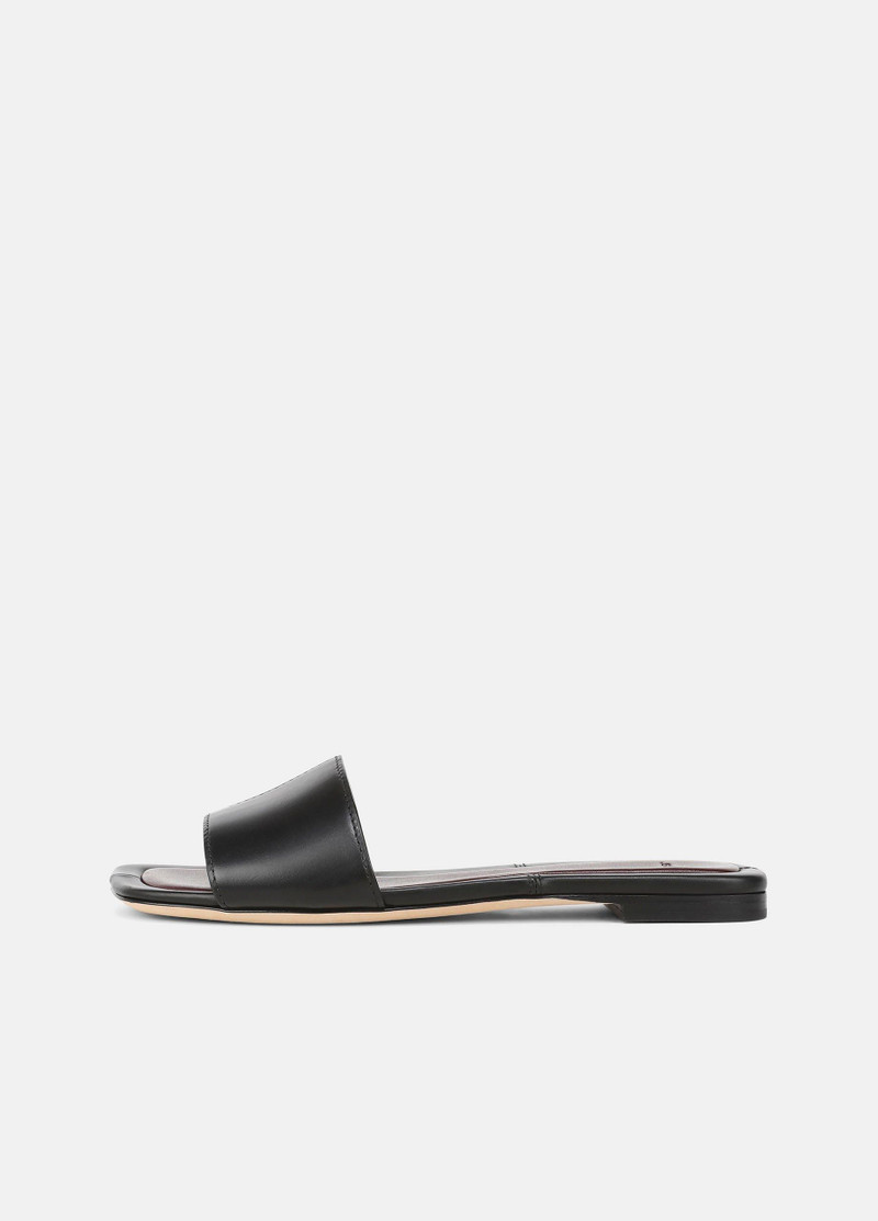Valeria Leather Slide Sandal 1