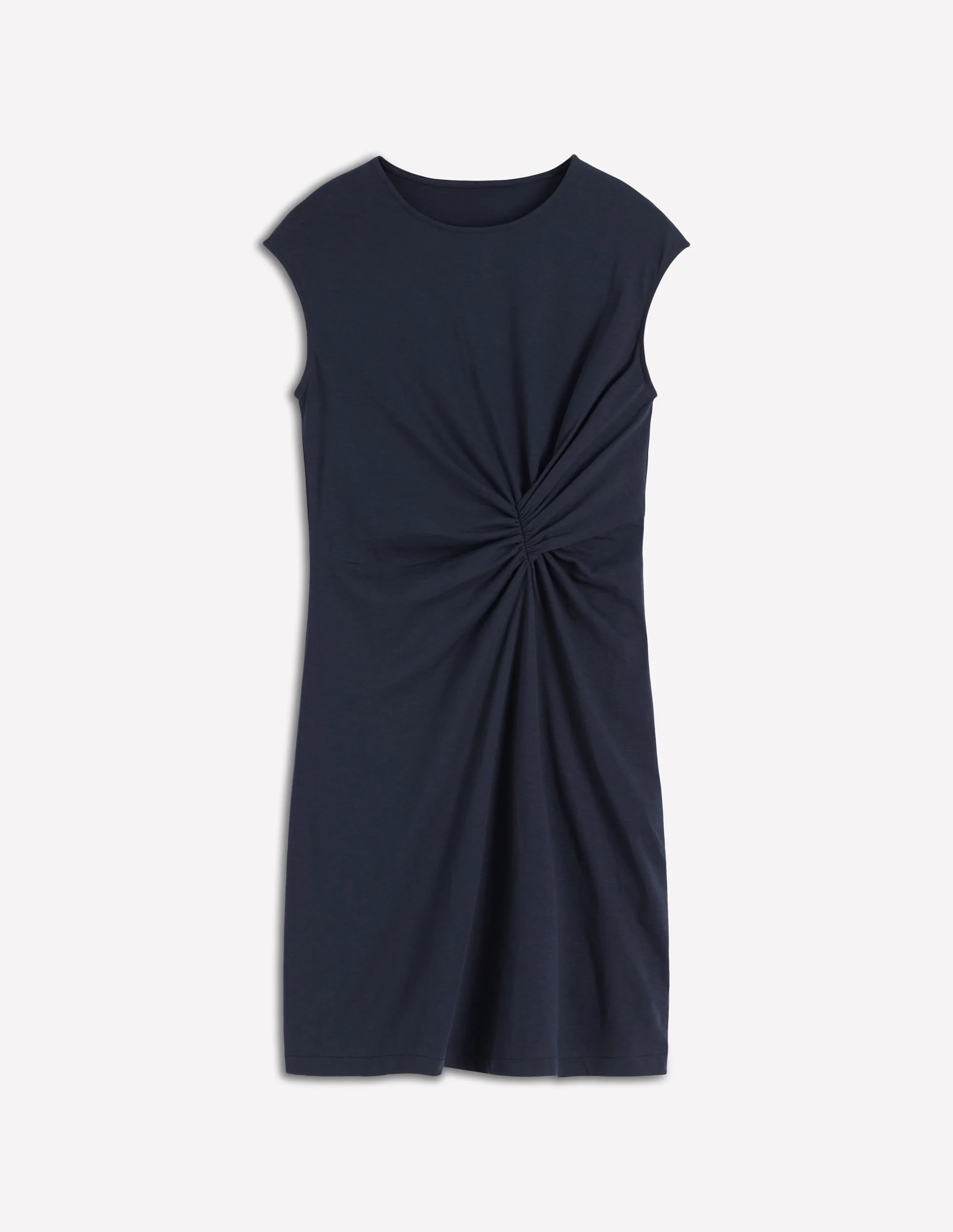 Delilah Twist Short Dress-Navy - 1