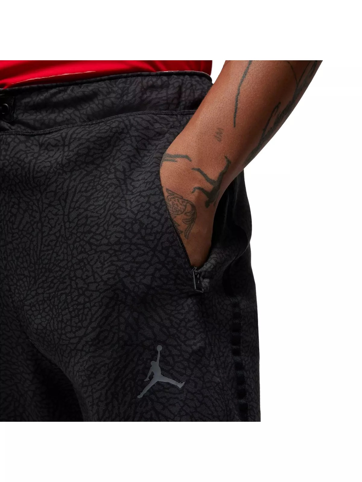 Men's Dri-FIT Sport Air Pants-Black/Brown - 3