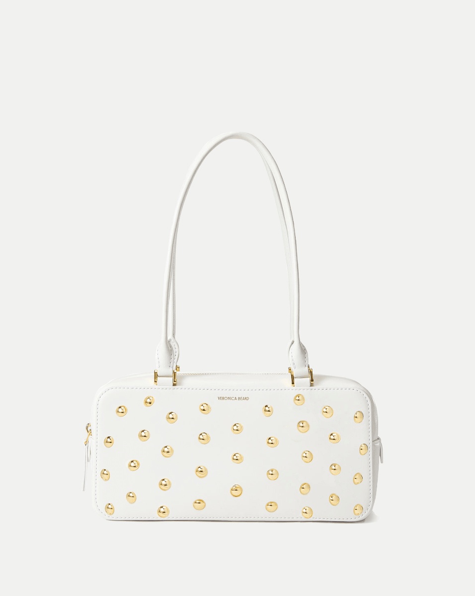 STUDDED BOXY SHOULDER BAG - 1