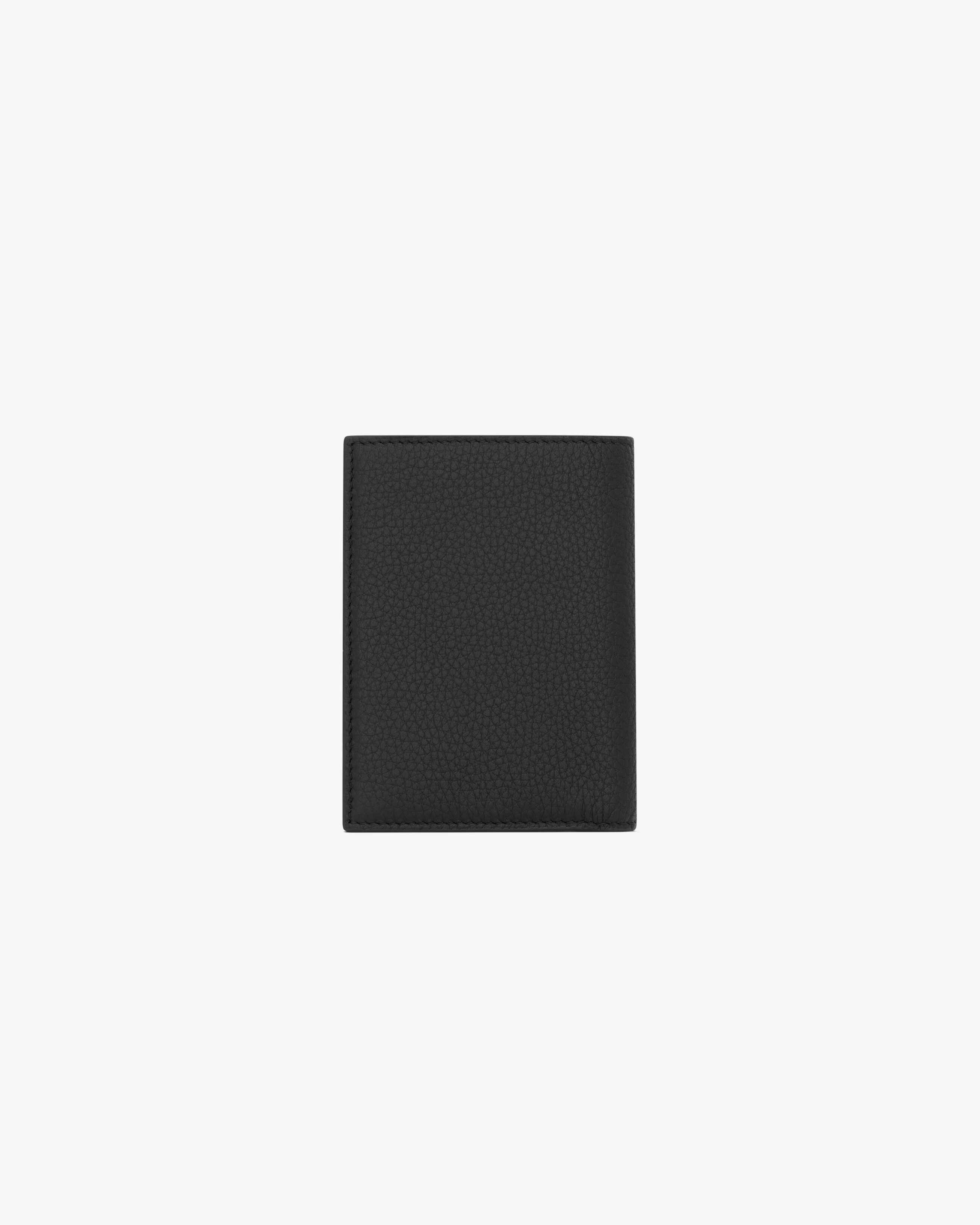 TINY CASSANDRE CREDIT CARD WALLET IN GRAINED LEATHER - 2