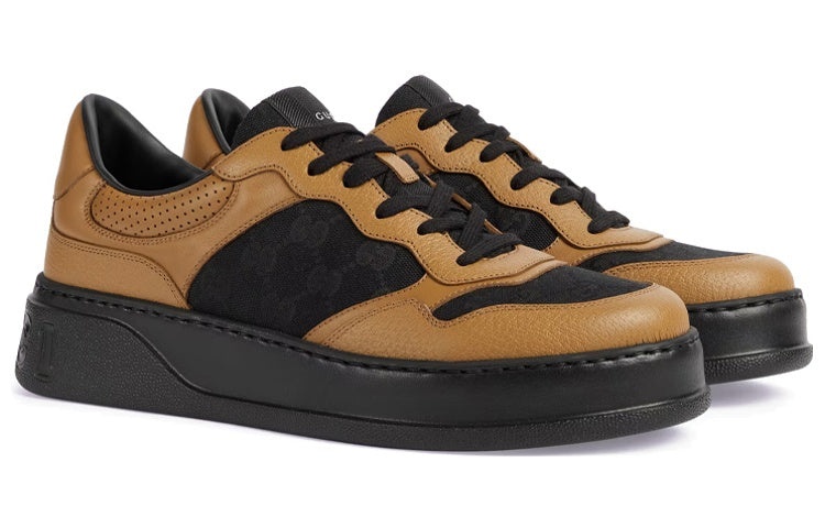 Gucci Lace Up Sneaker 'GG Embossed - Camel' 669582-AABNM-9770 - 2