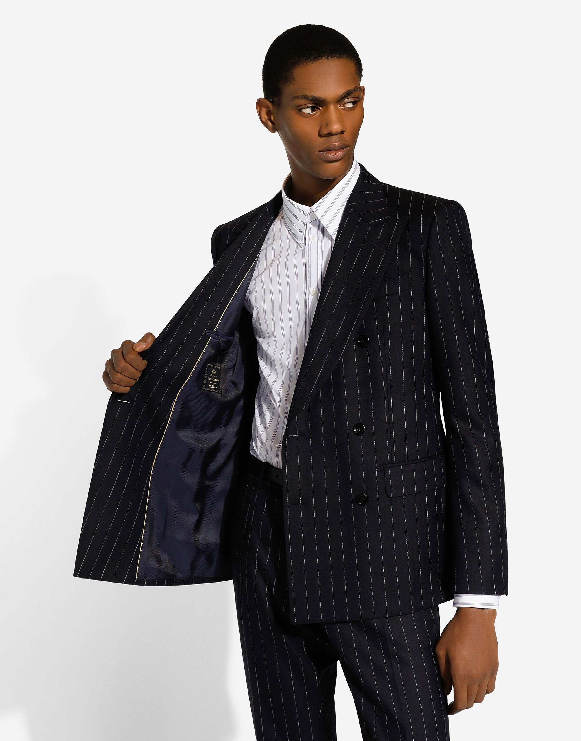 Double-breasted Sicilia-fit suit - 4