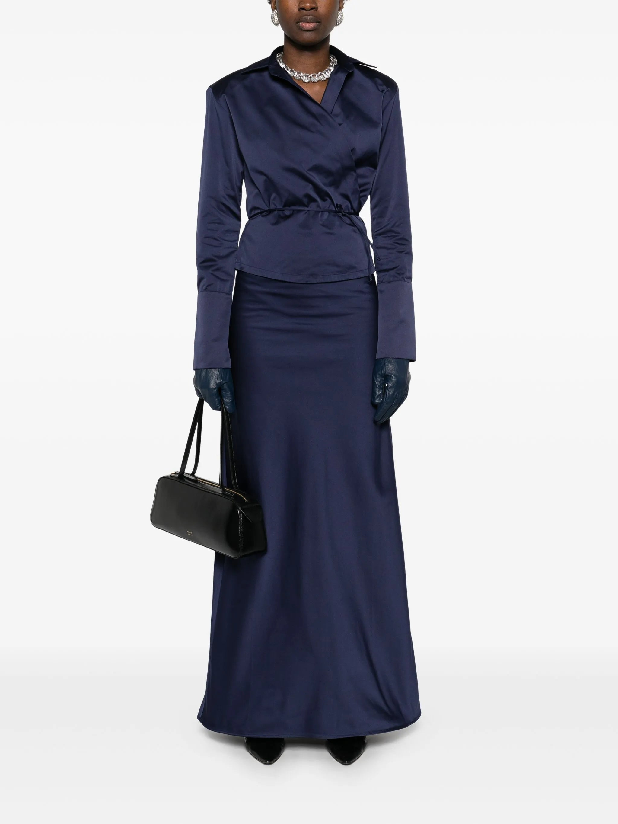 x Gieves & Hawkes Belmont maxi skirt - 2