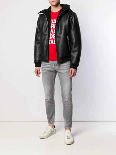 DSQUARED2 shearling lined jacket outlook