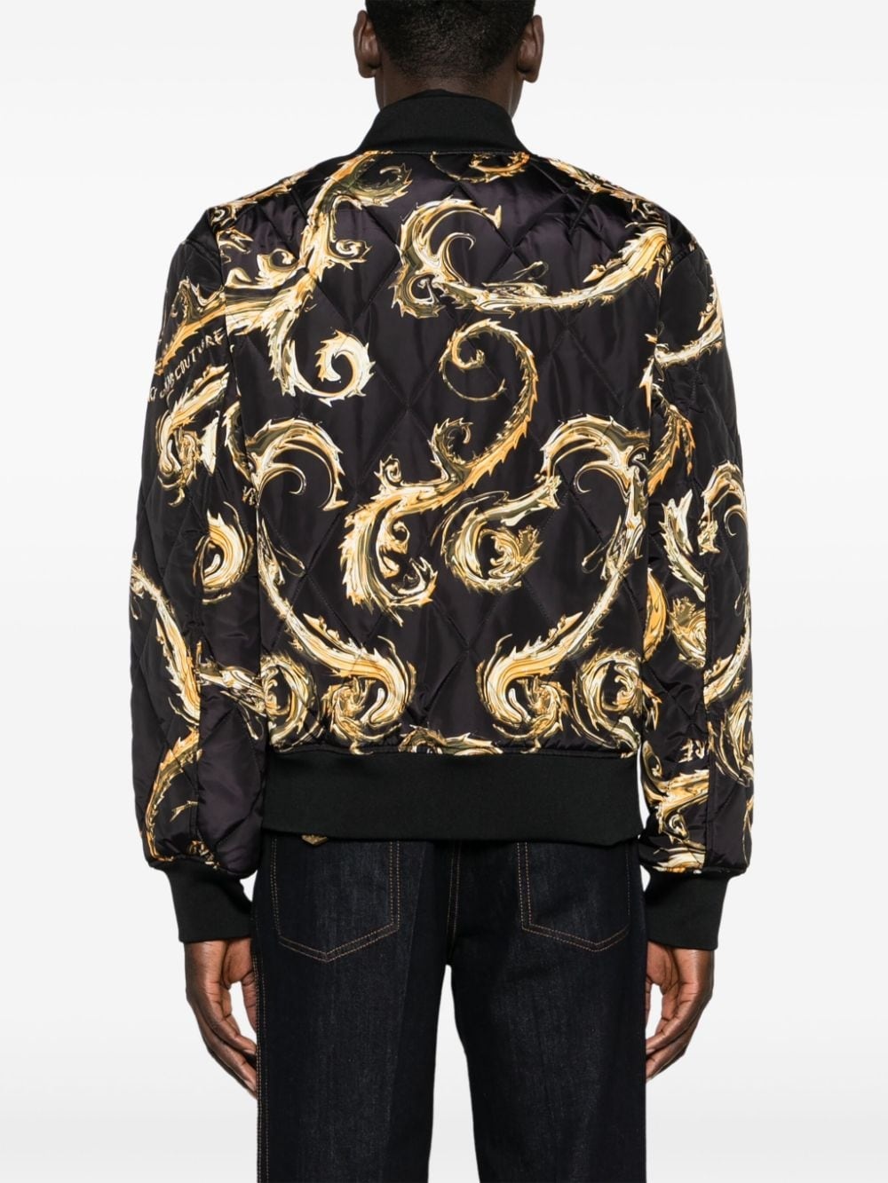 reversible padded bomber jacket - 4
