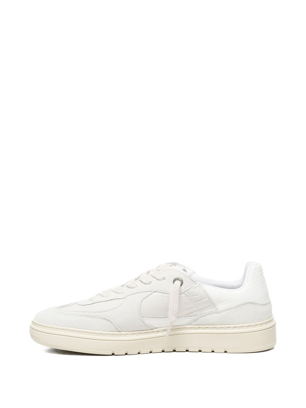 leather-panelled sneakers - 4
