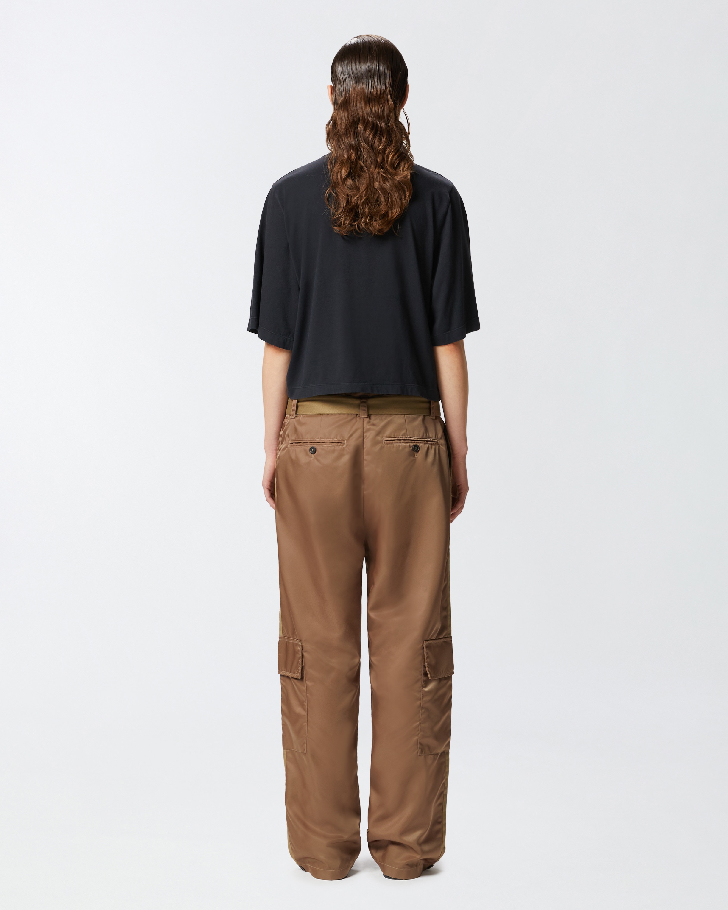 SLOUCHY CARGO PANTS WITH BELT - 4