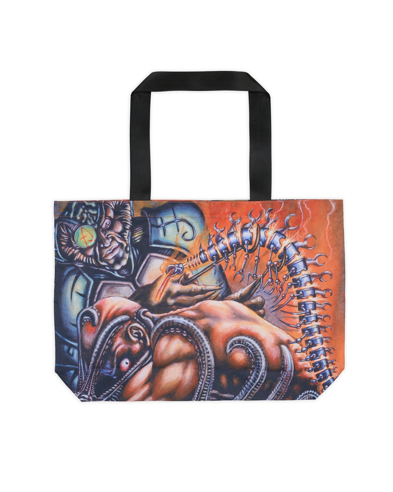 Brain Dead x Magic: The Gathering Spinal Graft Tote Bag - Orange 3