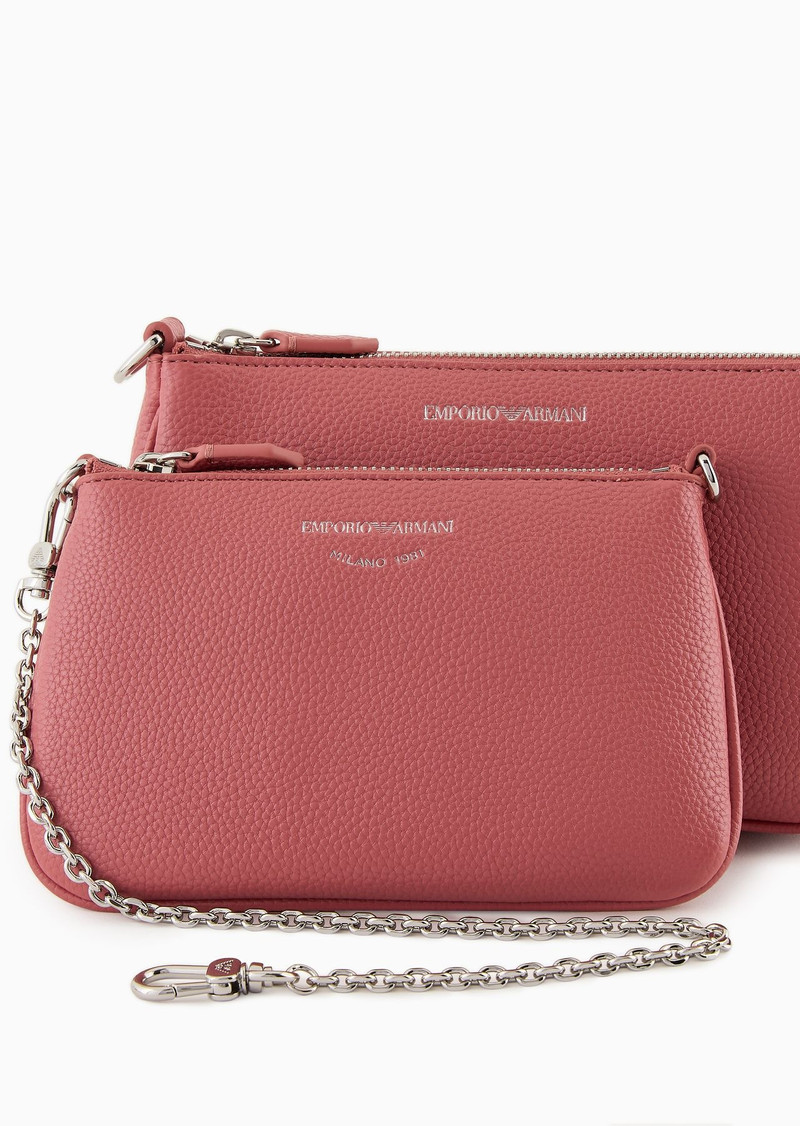 Deer-print double mini bag with shoulder strap 6