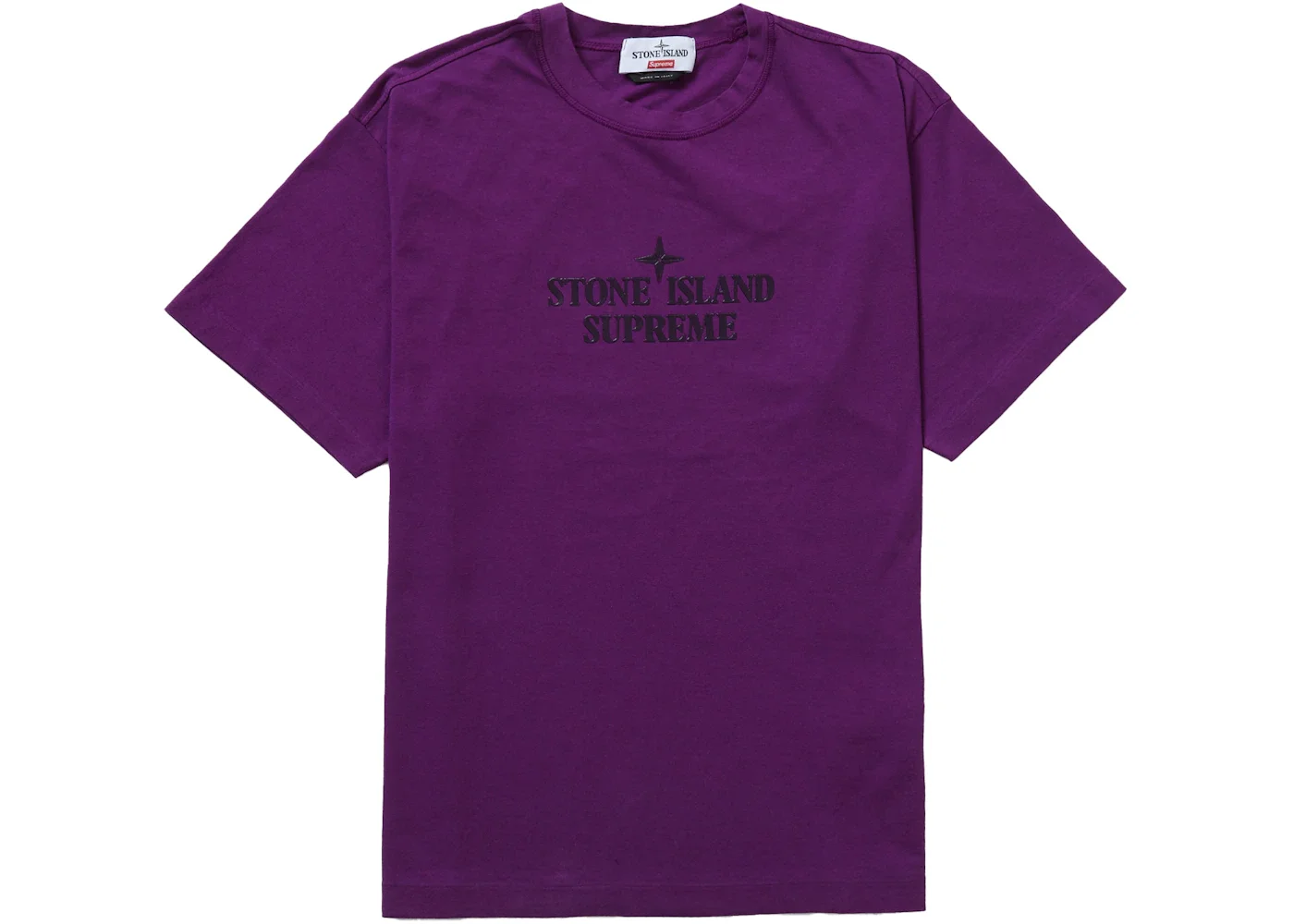 Supreme Stone Island S/S Top Purple - 1