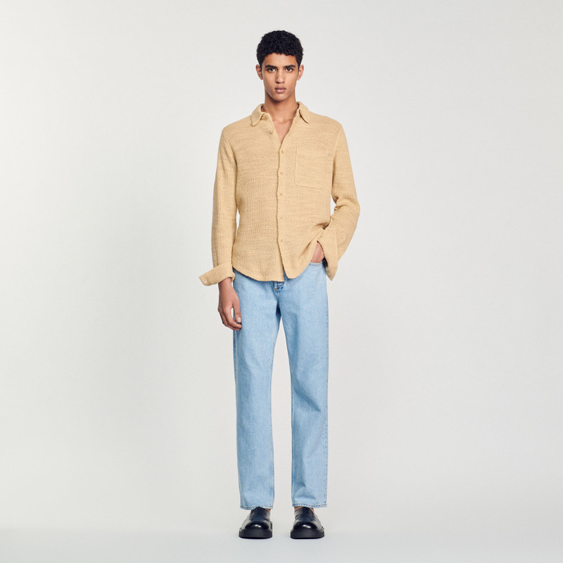 Sandro Mesh shirt outlook