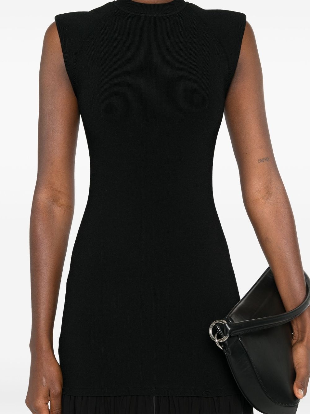 ribbed-knit midi dress - 5