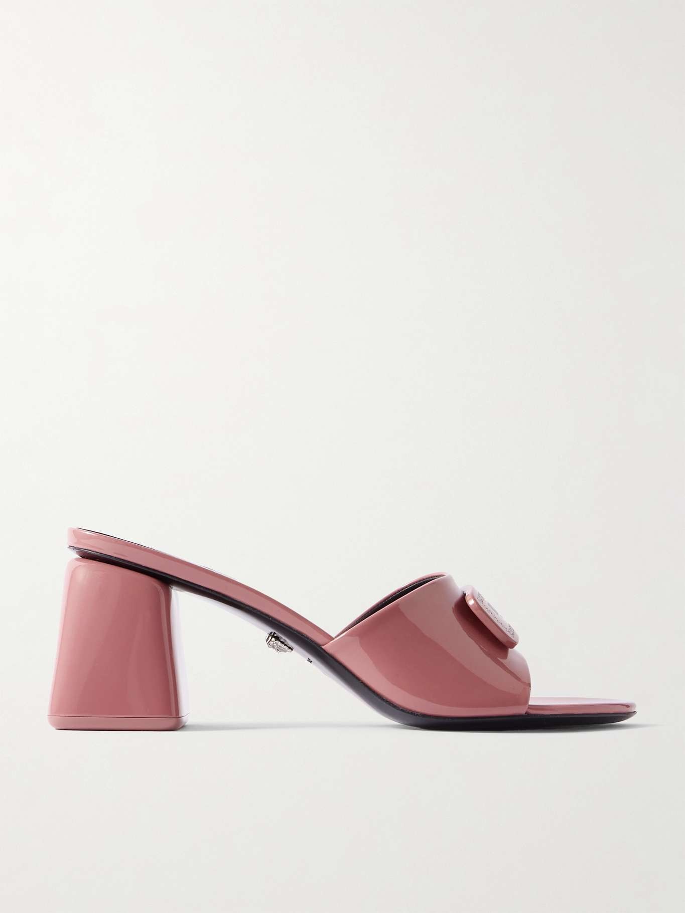 Barret embellished patent-leather mules Pink - 1