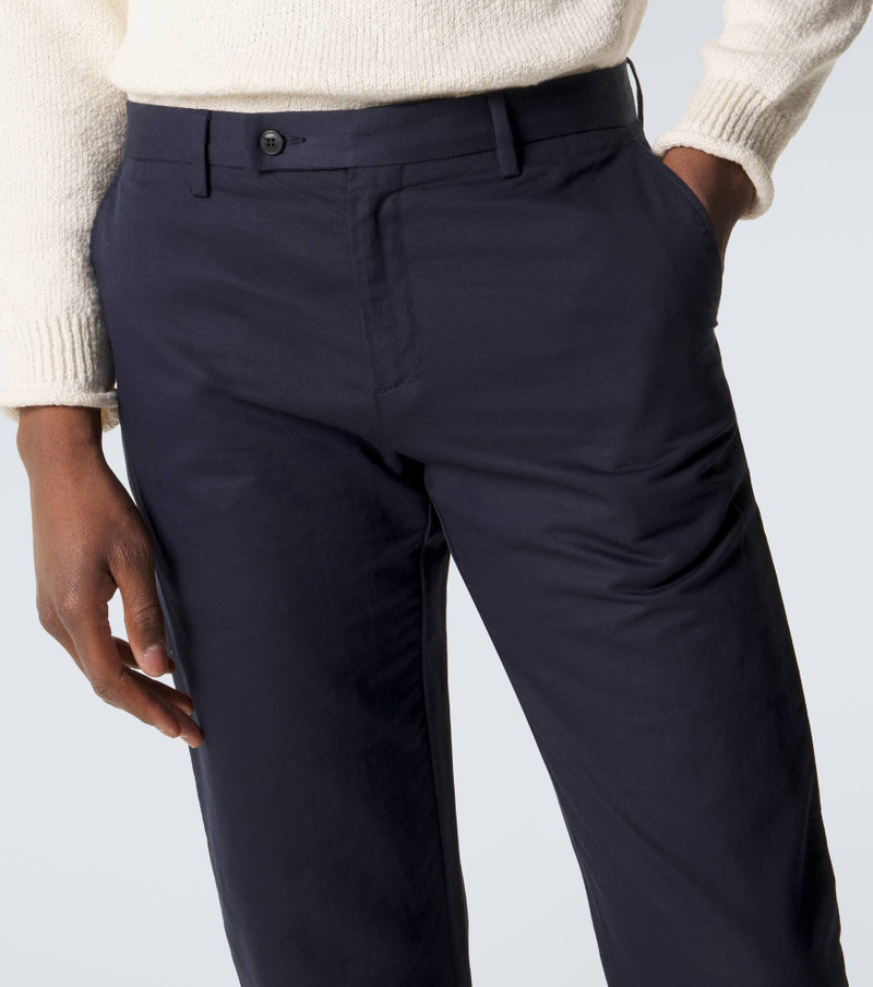 Cotton and linen straight pants 5