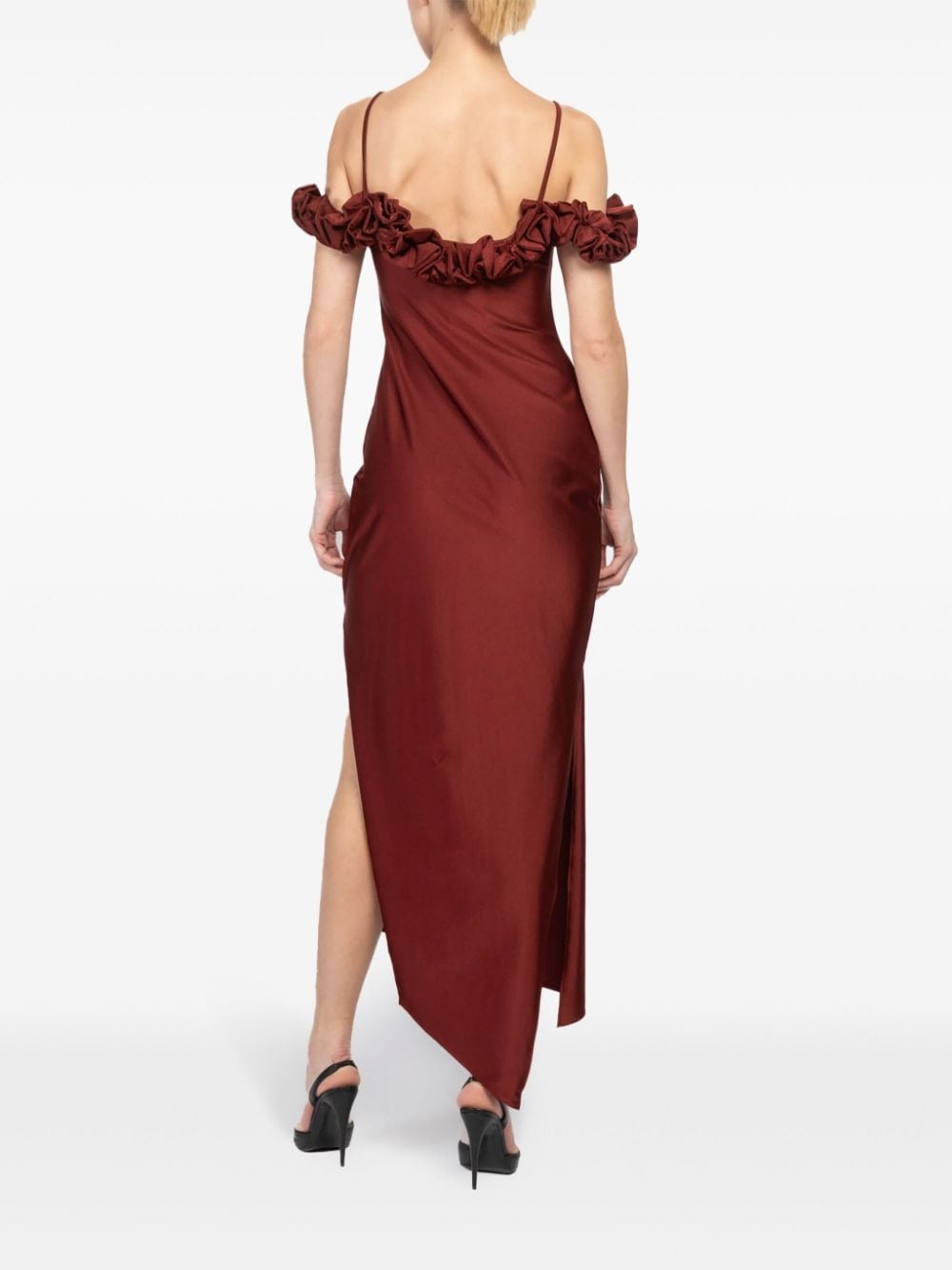 ruffled midi dress - 4