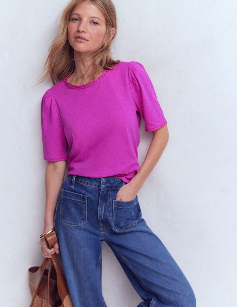 Ali Trim T-shirt-Passion Flower 1