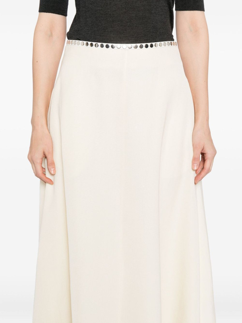 buttoned-waist skirt 5