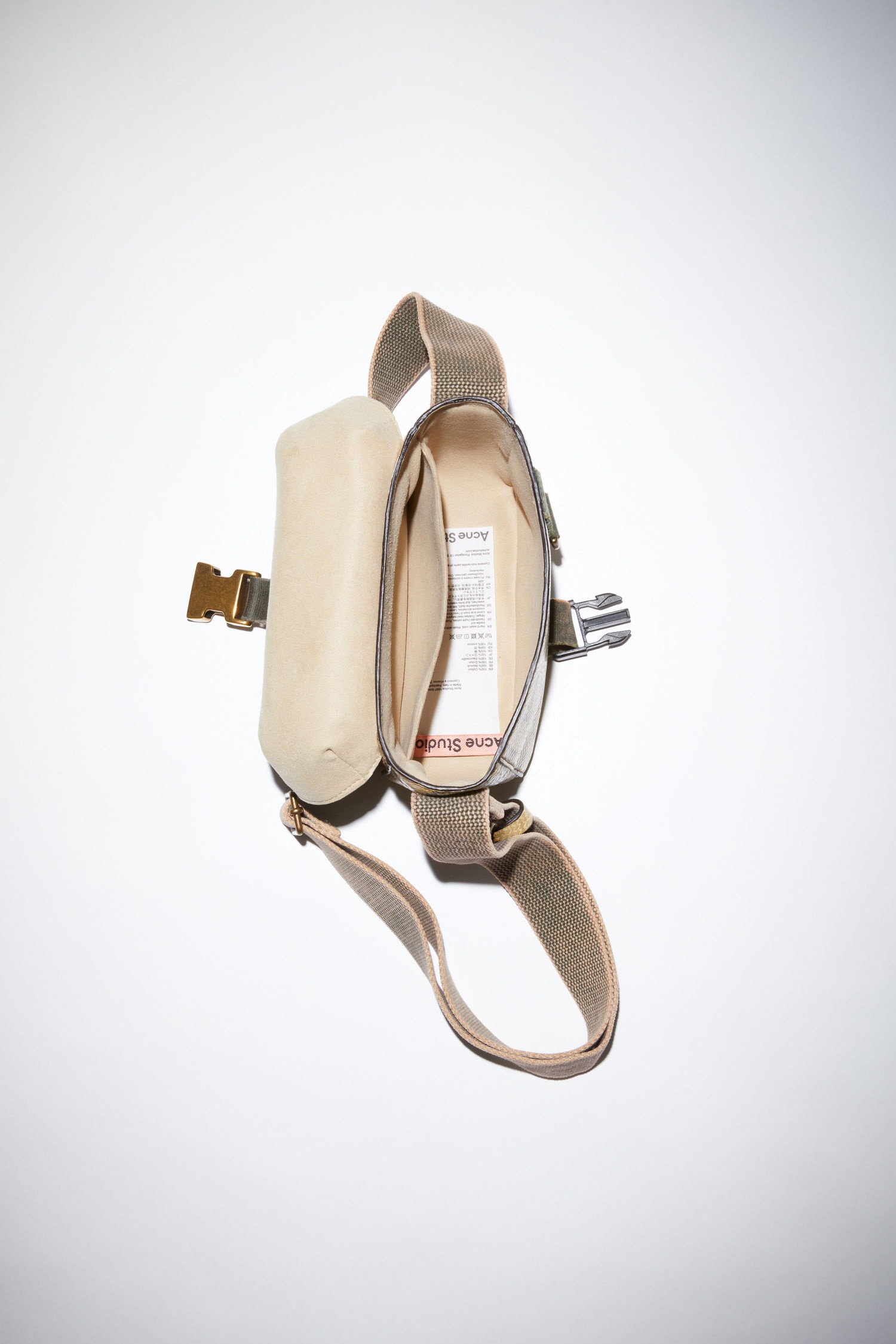 Python messenger bag - Beige/black - 3