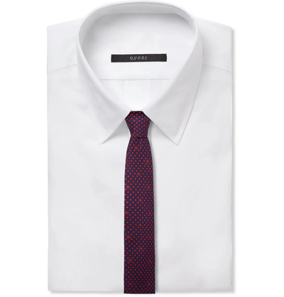 GUCCI 7cm Logo-Print Silk-Twill Tie outlook