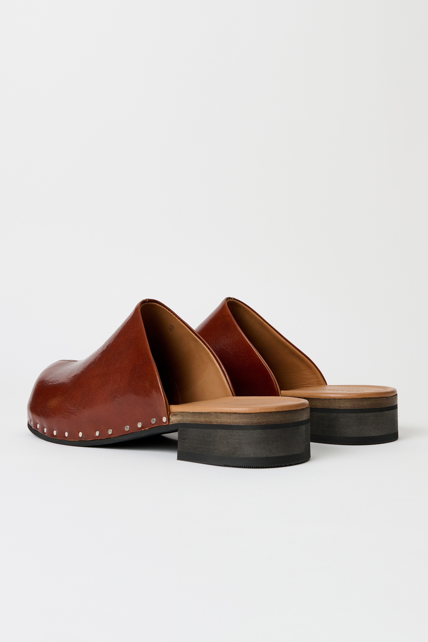 Naoto Clog Castagna Supple Cow Hide - 5