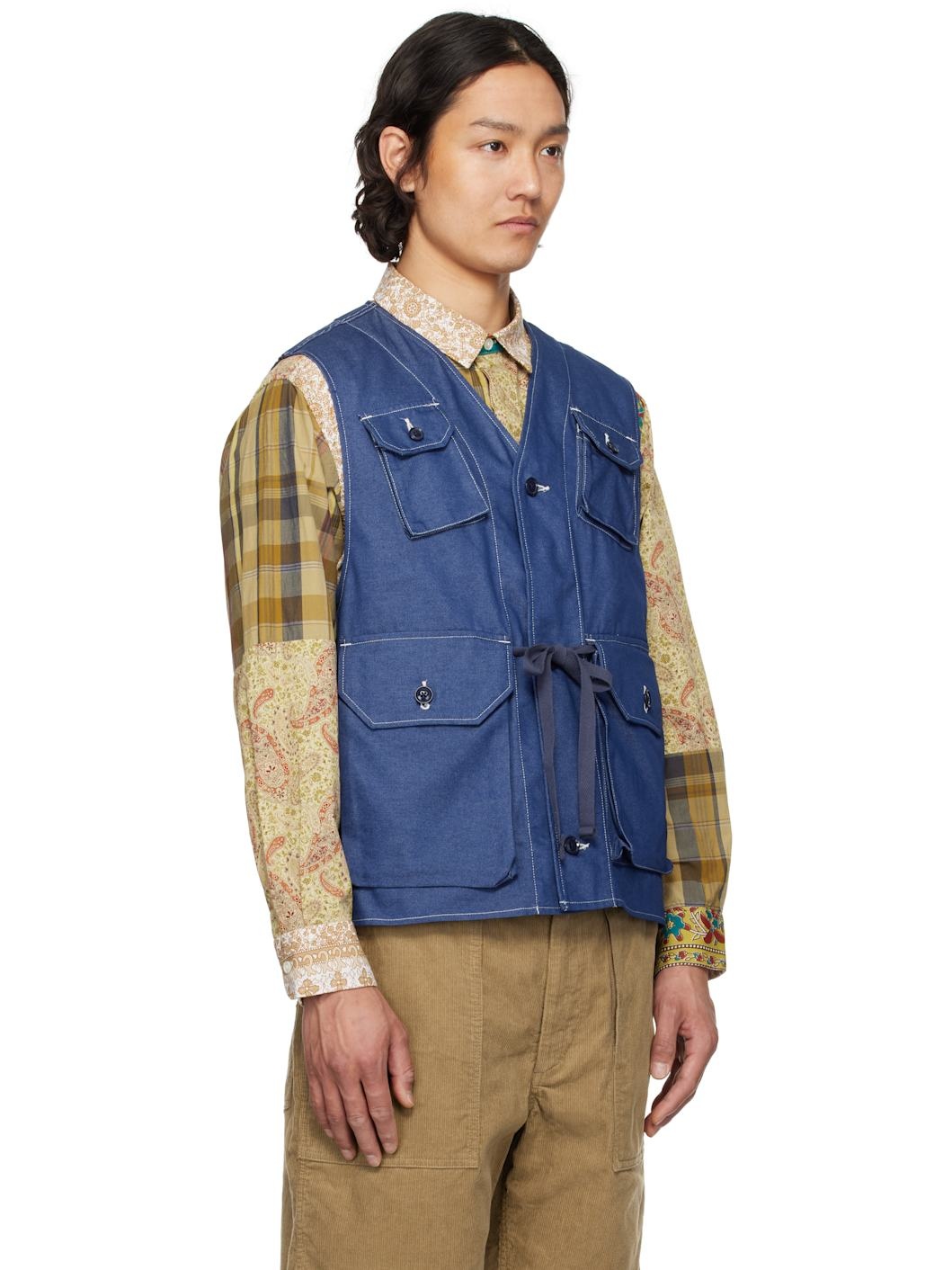Blue C-1 Denim Vest - 2