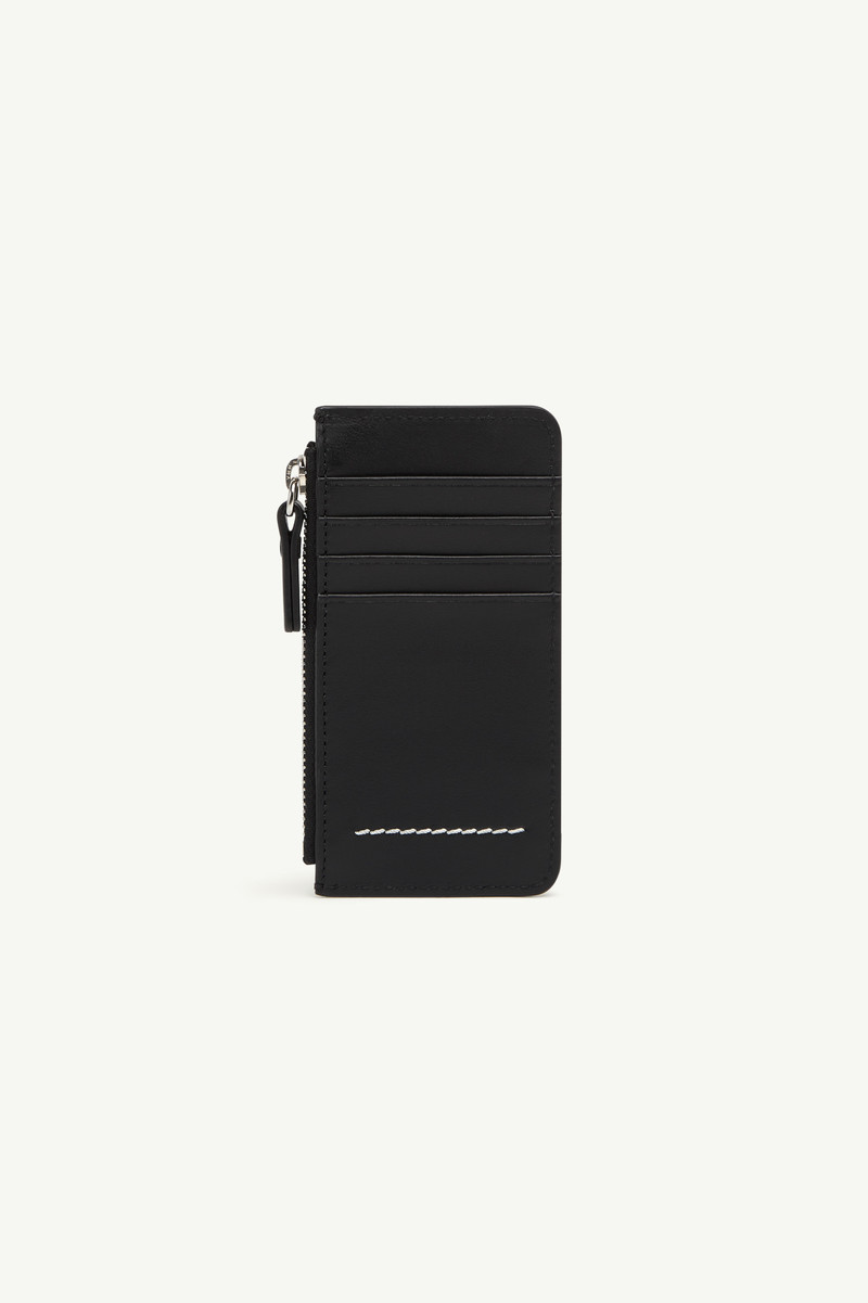 Numeric logo zip card holder 4