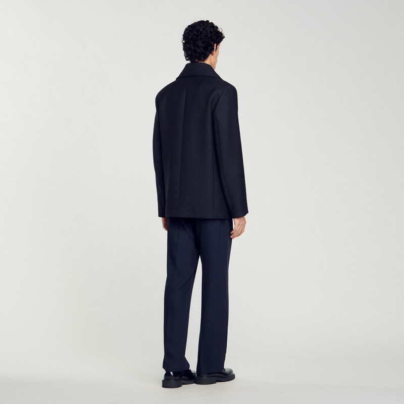 WOOL BLEND PEACOAT 5