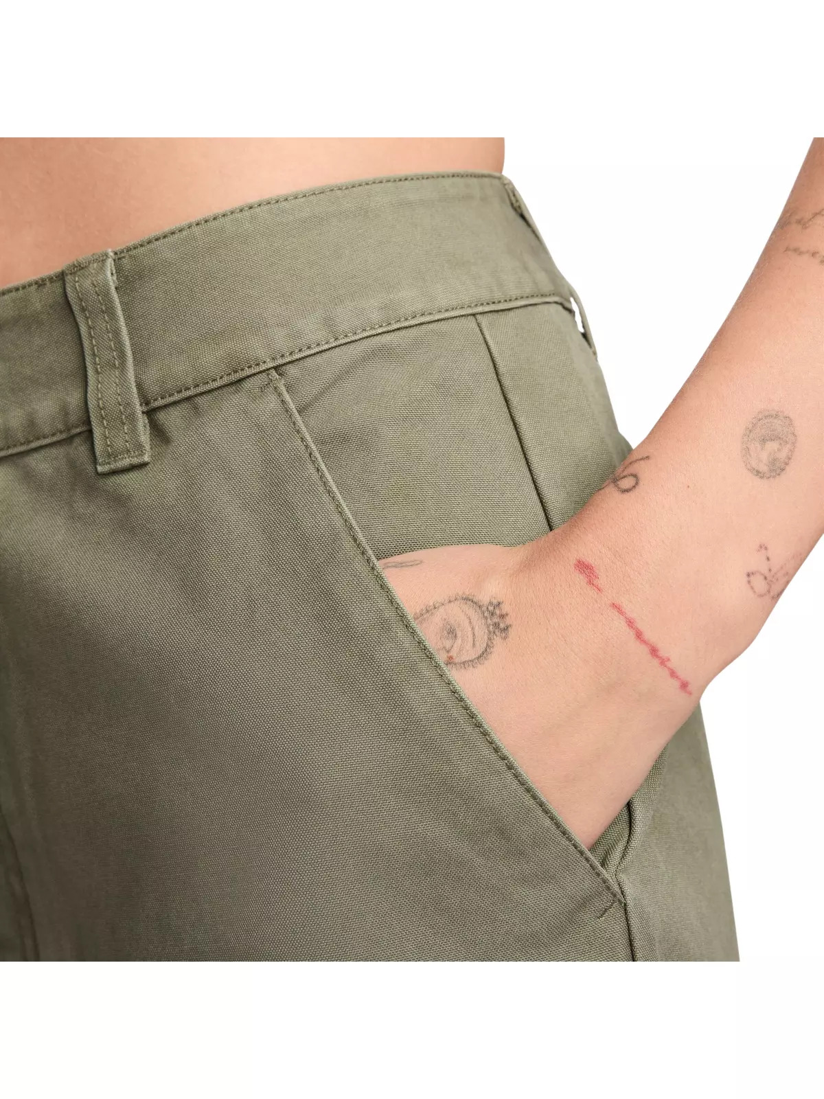 Women's Essentials Chicago Big Shorts - Olive - 4