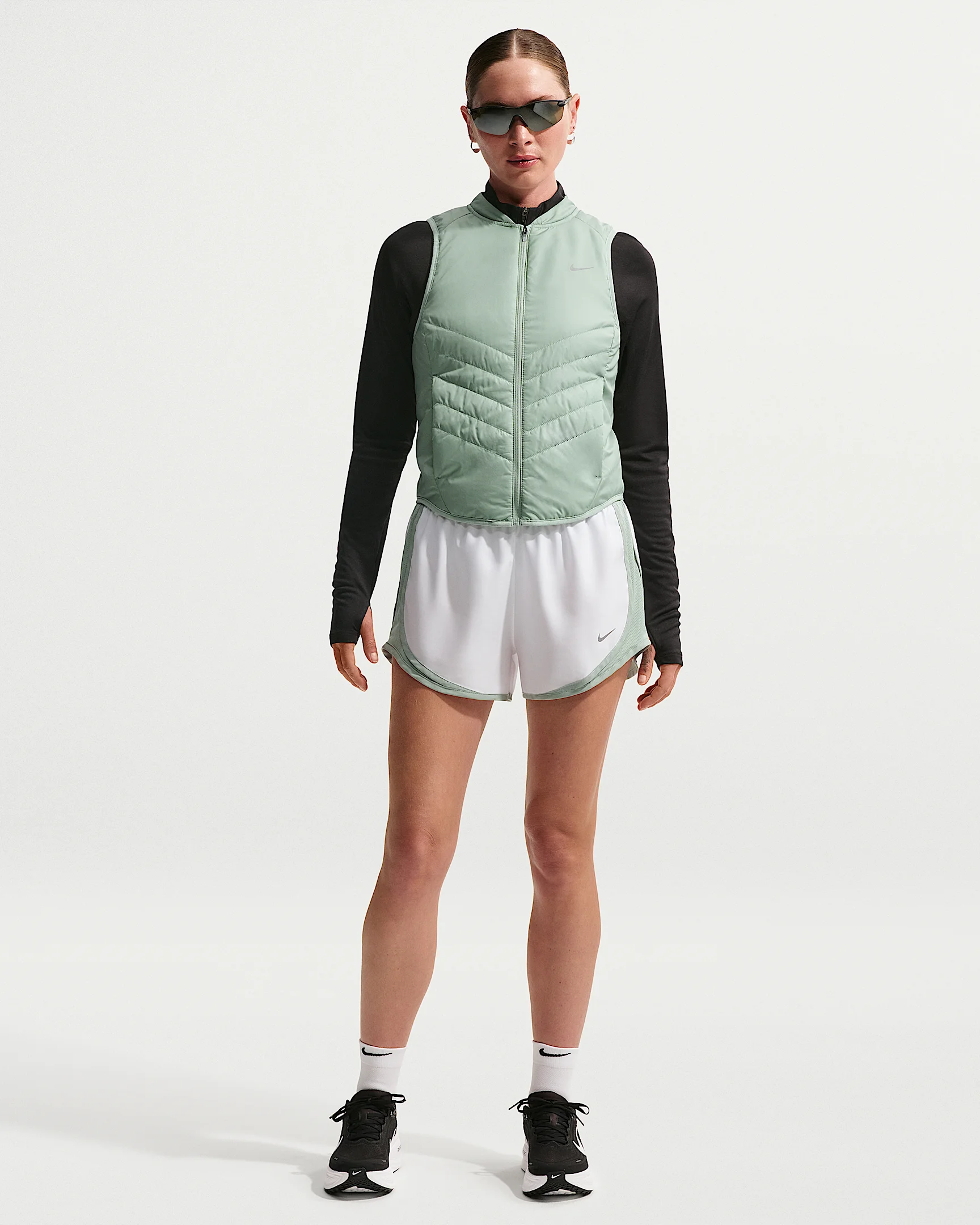 Nike Tempo Women's Dri-FIT Mid-Rise Brief-Lined Running Shorts - 1