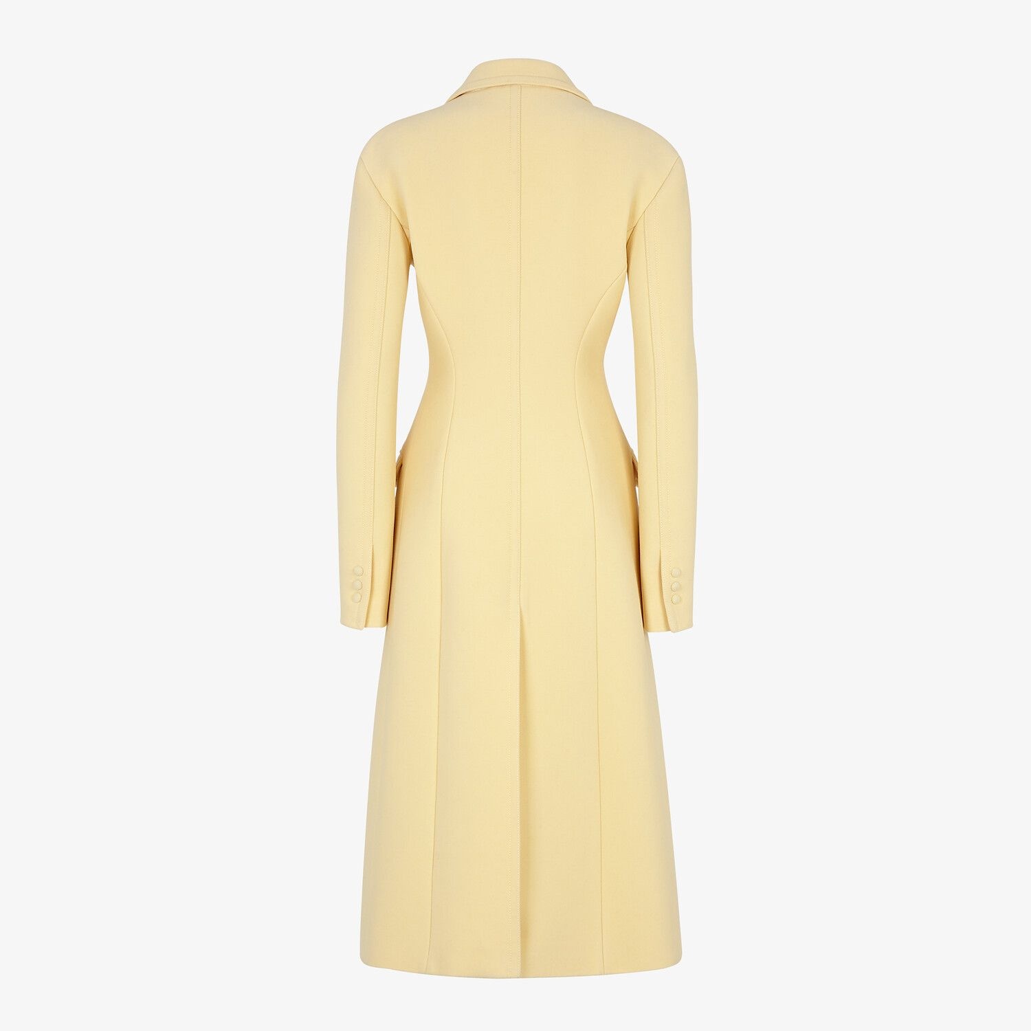 Yellow wool coat - 2