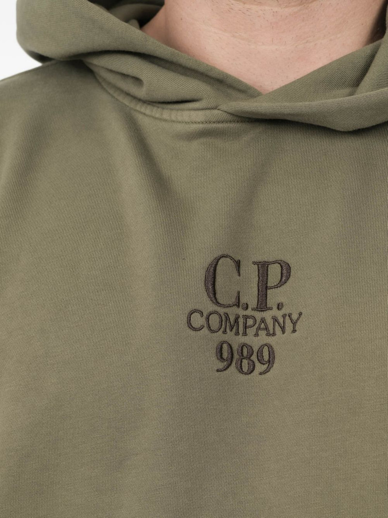 logo-embroidery hoodie 5