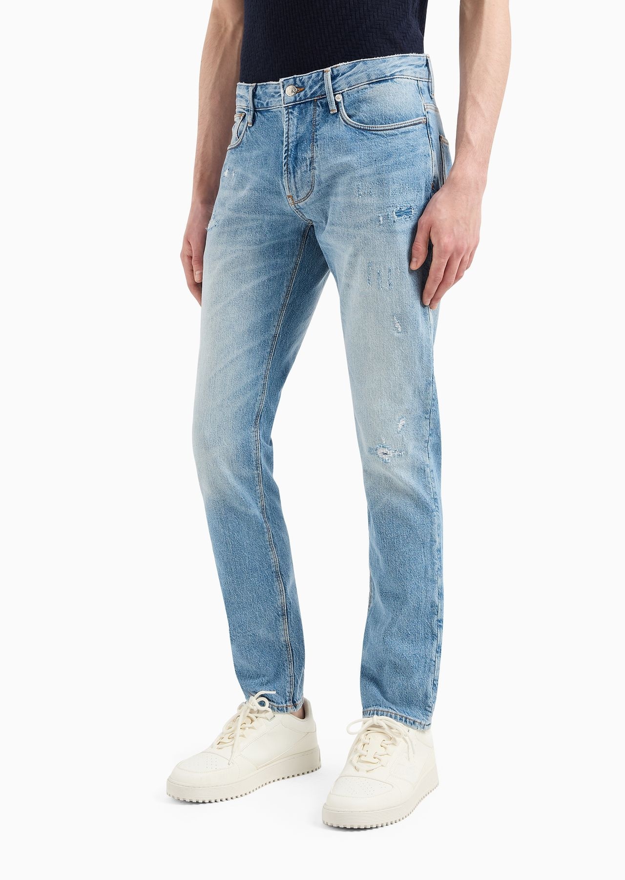 J06 slim-fit, worn-look, stretch-denim jeans - 2