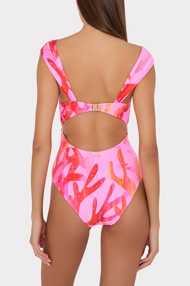 Betsy Italian Under The Sea Bandeau One Piece 8