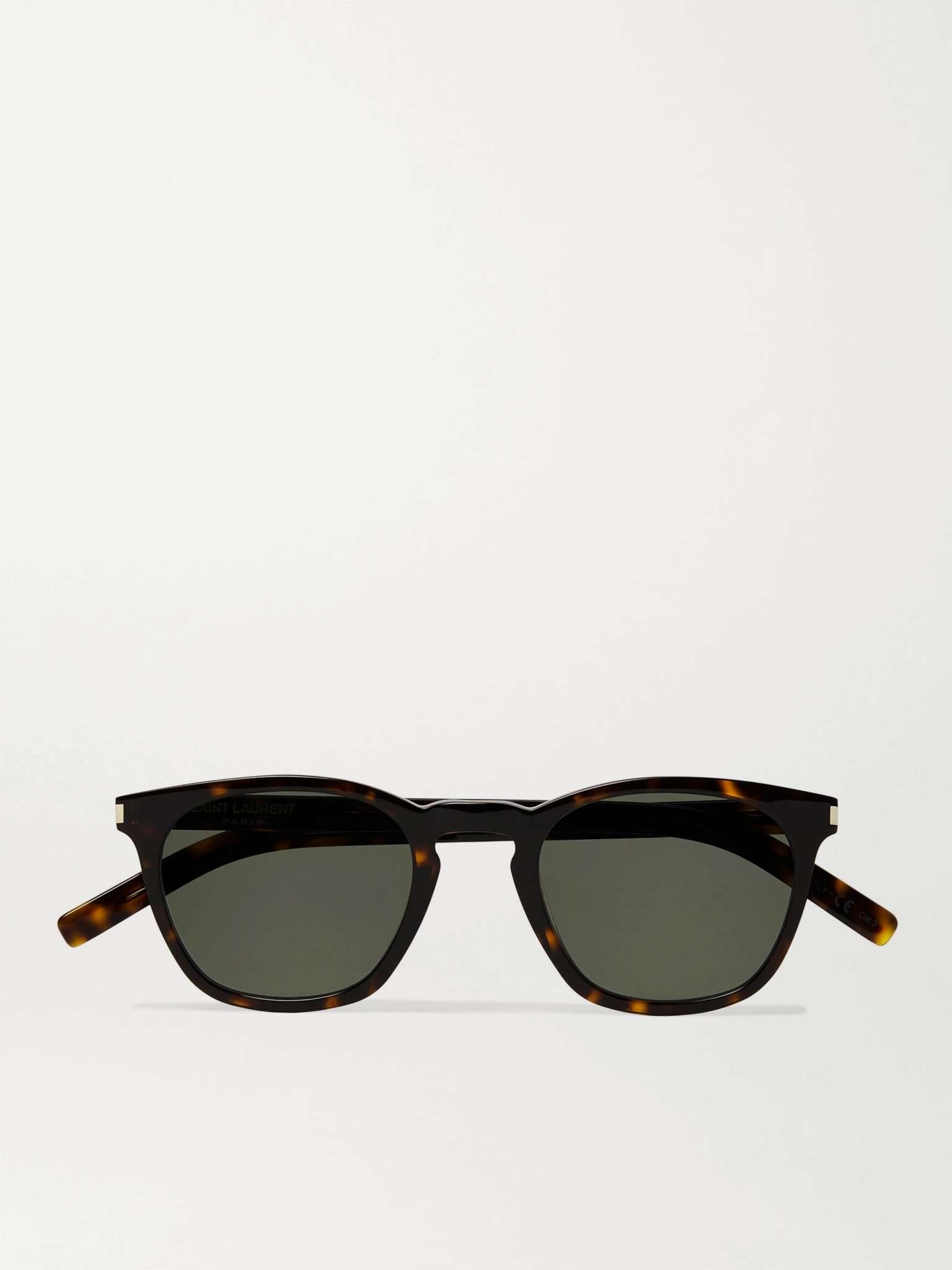 D-Frame Tortoiseshell Acetate Sunglasses - 1