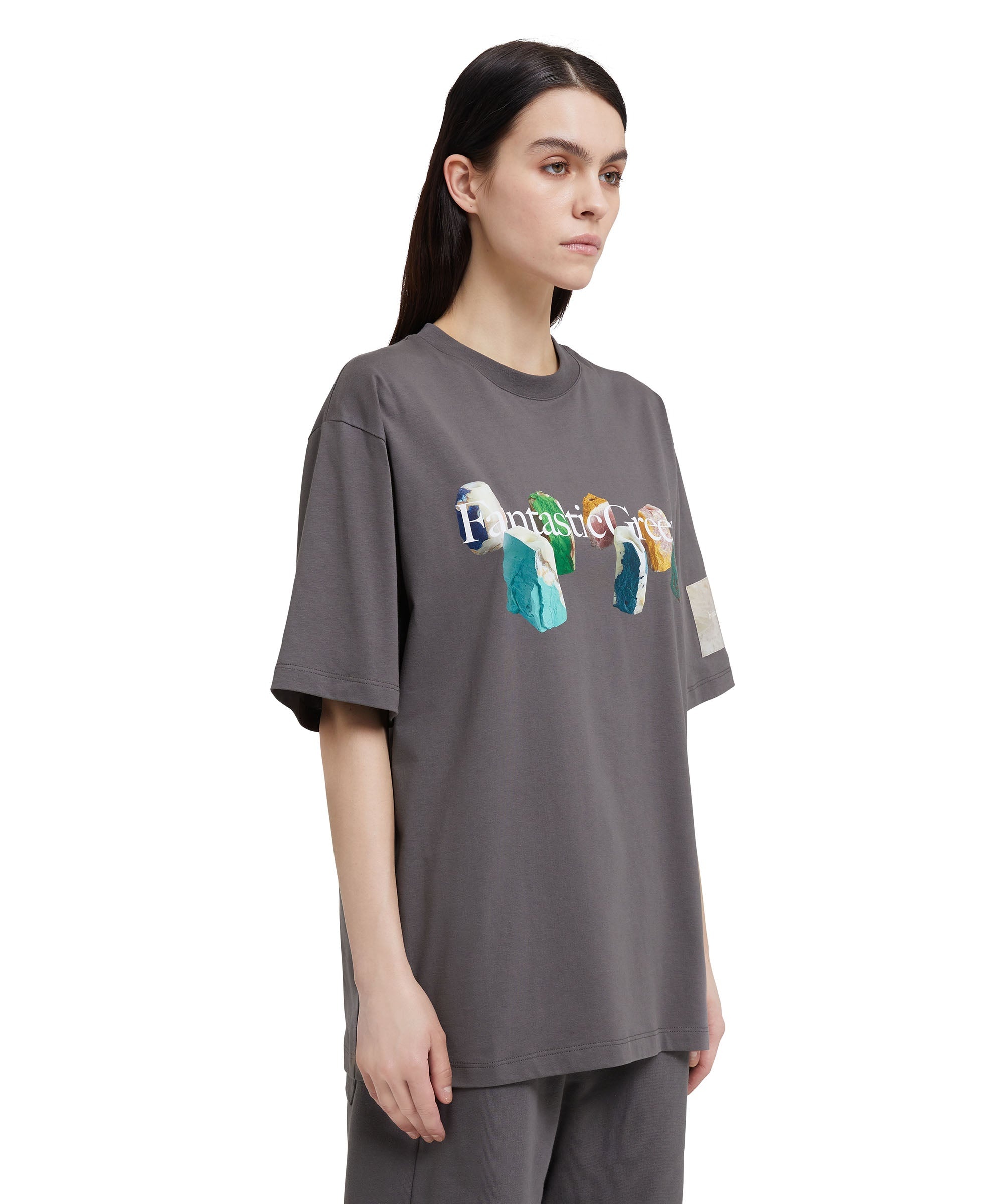 "FANTASTIC GREEN INVERSE SERIES" organic jersey cotton T-Shirt - 8