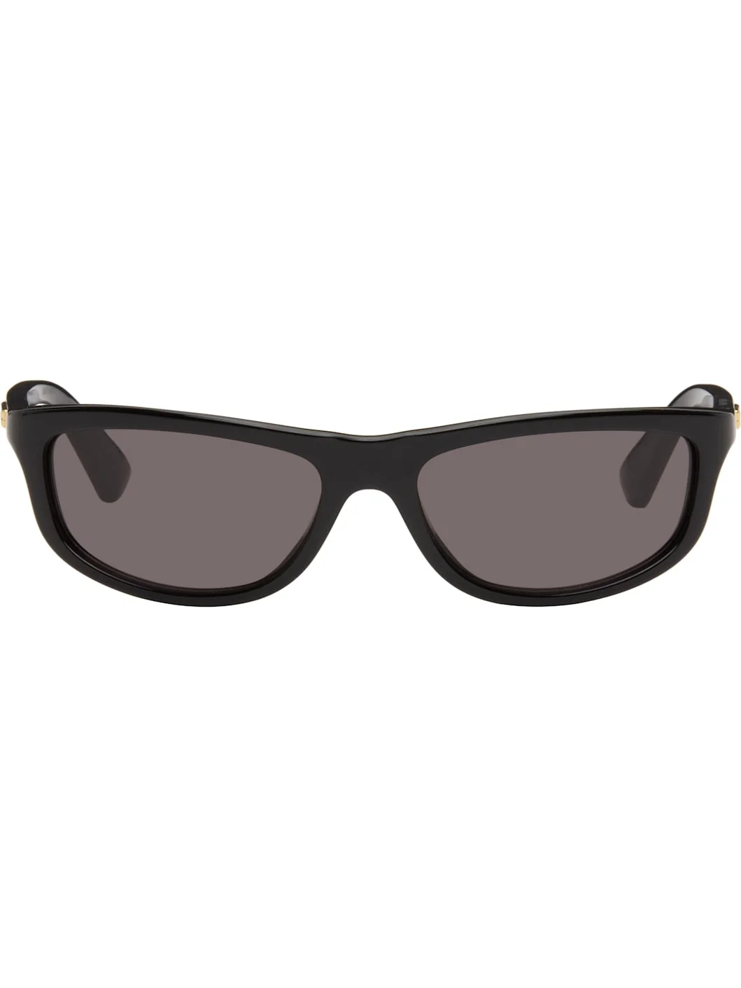Black Rectangular Squared Sunglasses - 1