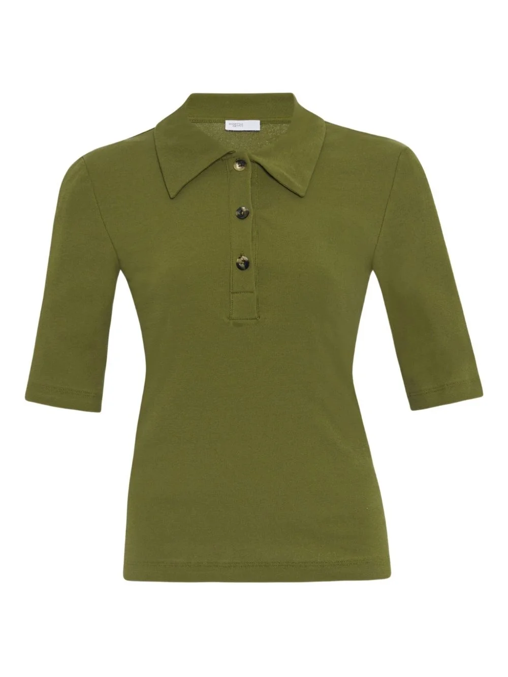 fitted polo top - 1