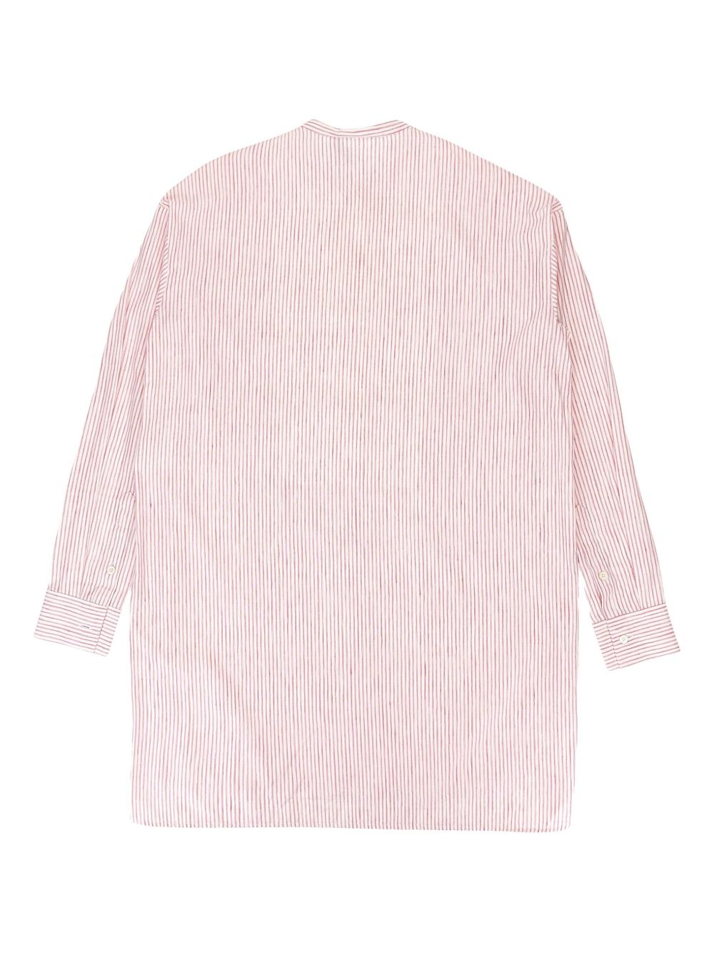 mock-neck striped shirt - 2