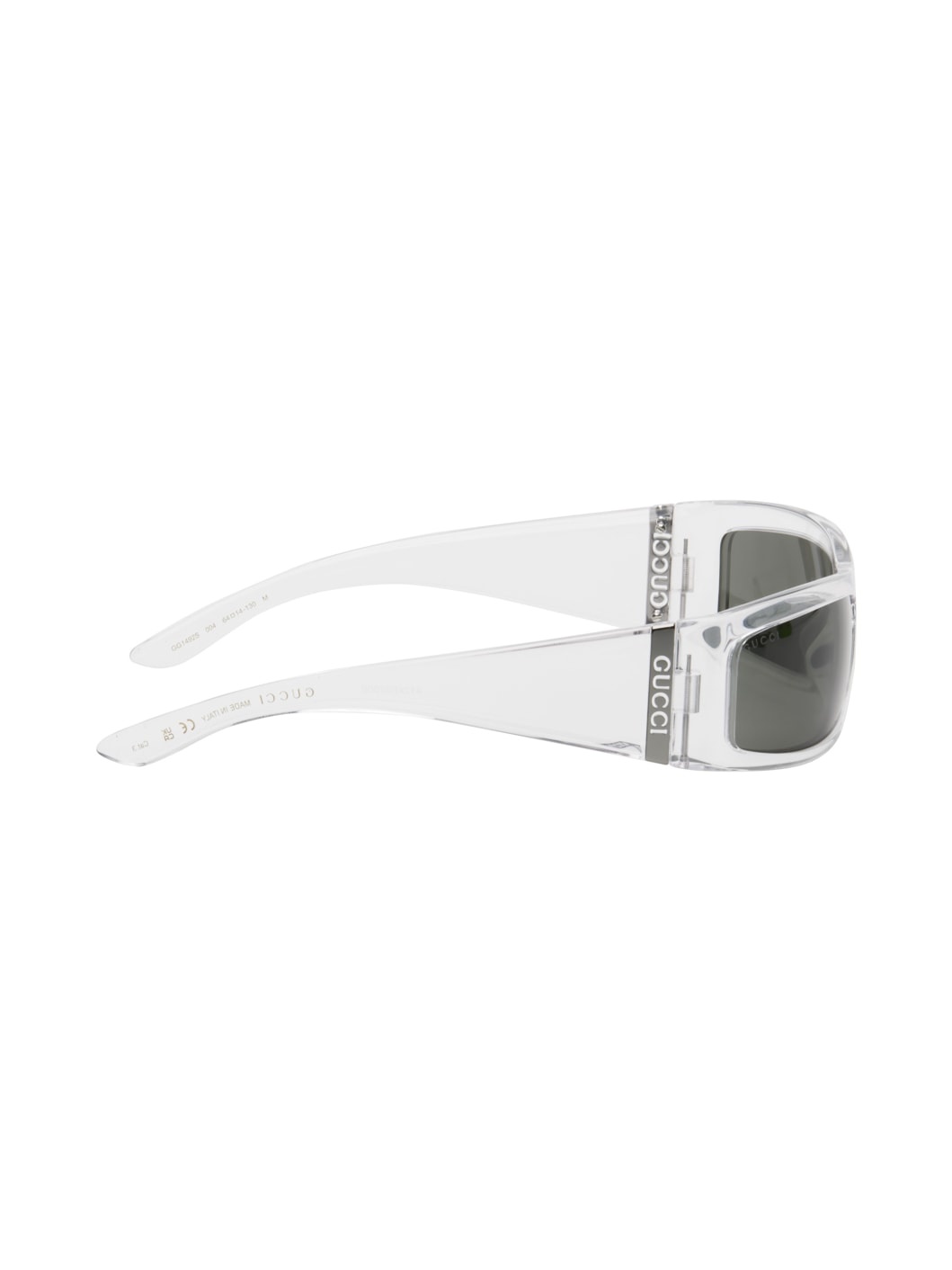 Transparent Rectangular Sunglasses - 2