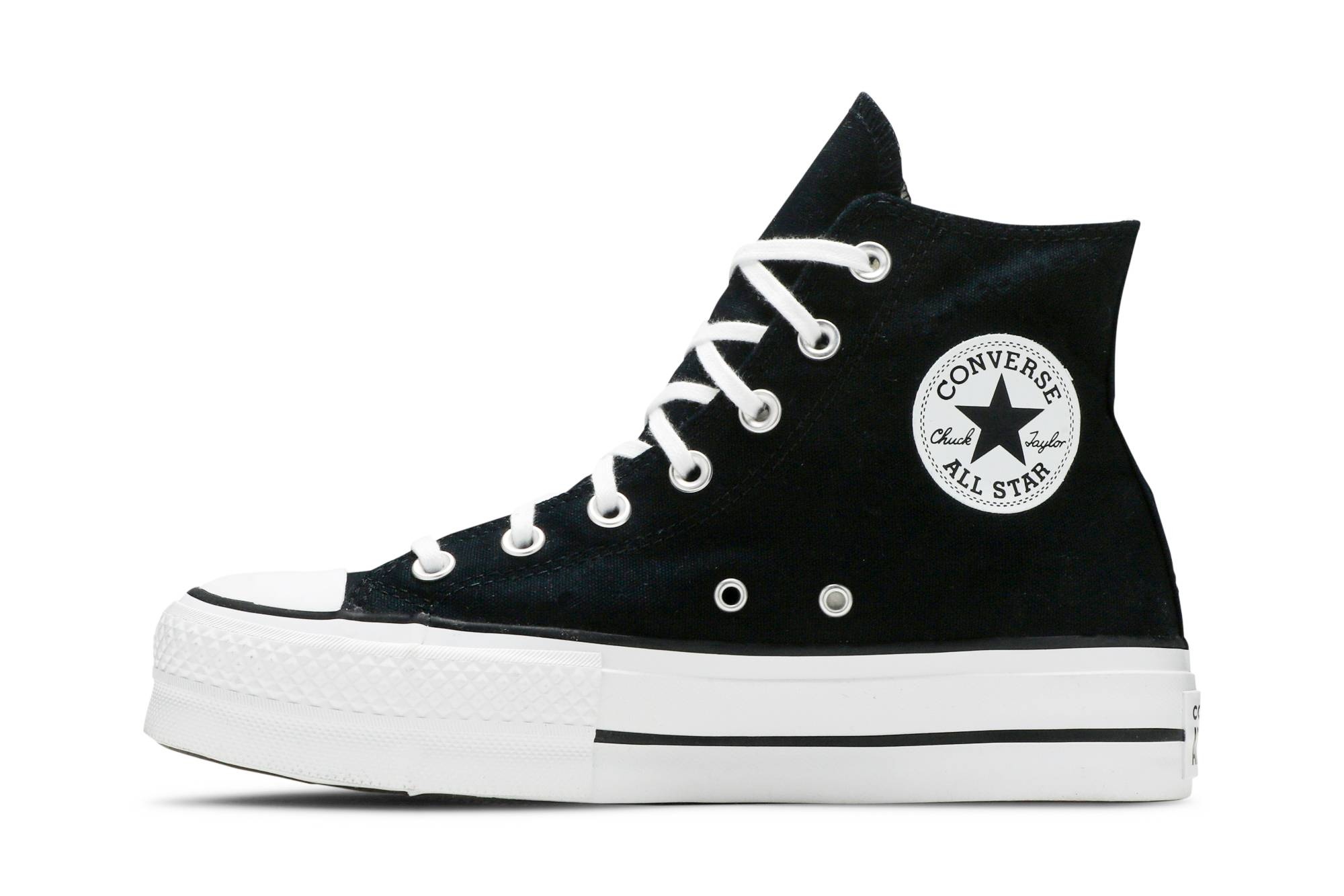 Wmns Chuck Taylor All Star Platform High 'Black' - 3