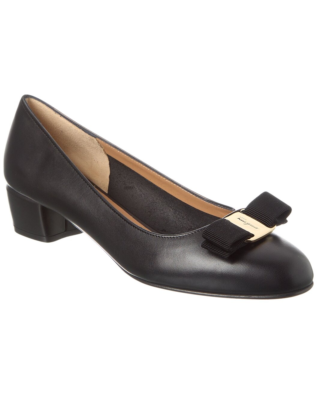 Ferragamo Vara Leather Flat - 1