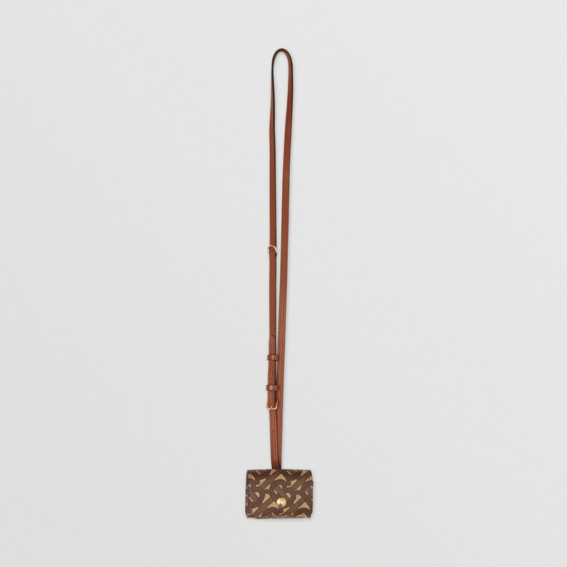 Monogram Print E-canvas AirPods Pro Case Lanyard 1