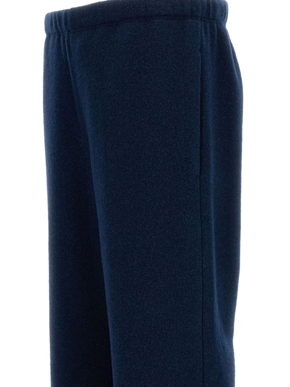drawstring-waist wool trousers - 3