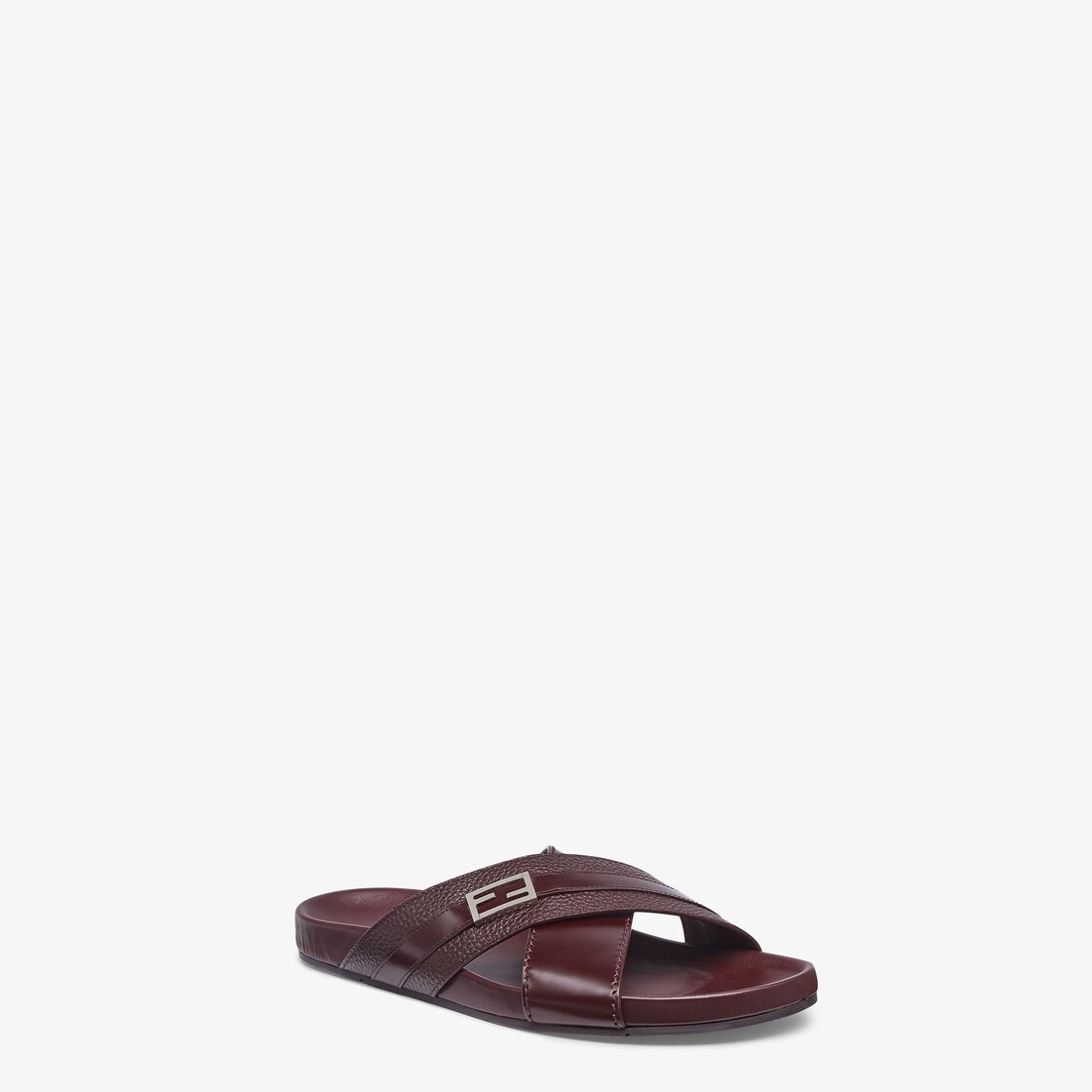 Burgundy leather fussbetts - 2