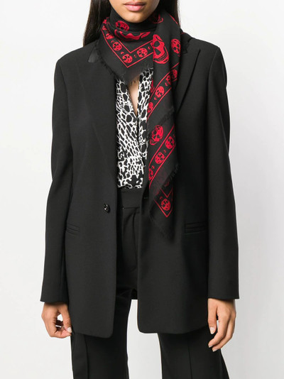 Alexander McQueen skull scarf outlook