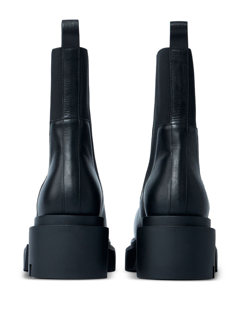 80mm elastic-panel block-heel boots - 3