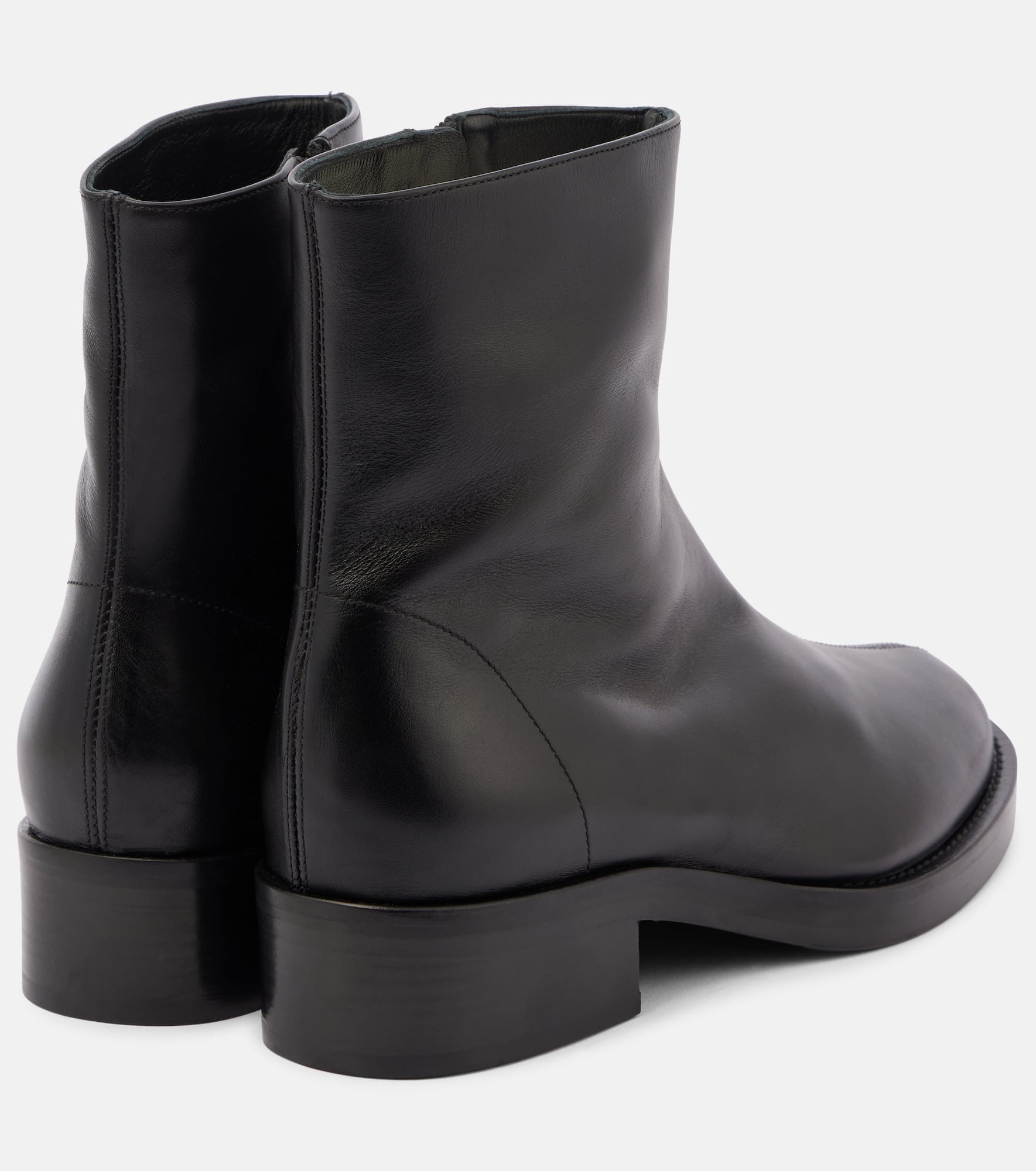 Leather ankle boots - 2